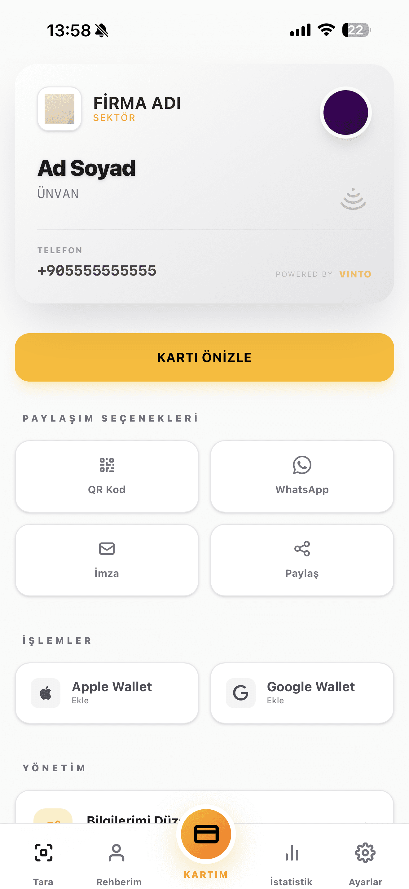 VintoTap Profile Left