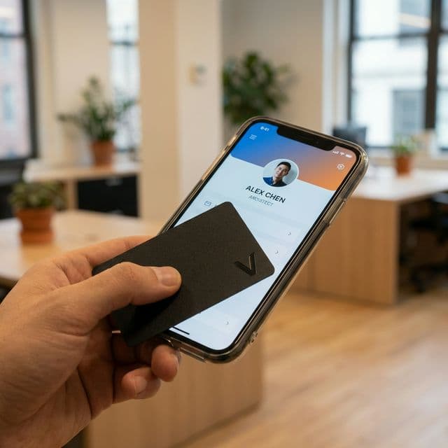 Vinto Tap NFC kartvizit ile telefona dokunarak bilgi paylaşımı