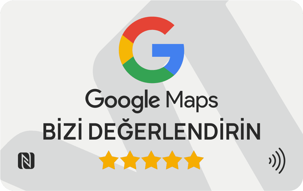 Google Maps Yorum Kartı - Vinto Tap NFC dijital kartvizit ürünü